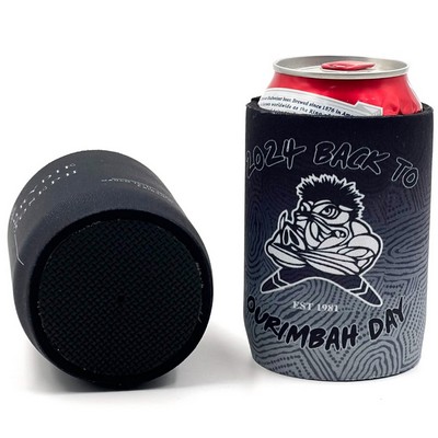 12 oz Neoprene Non Slip Can Cooler – Full Color Dye Sublimated Beverage Insulator